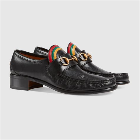 gucci rainbow loafer boots|collapsible Gucci loafers.